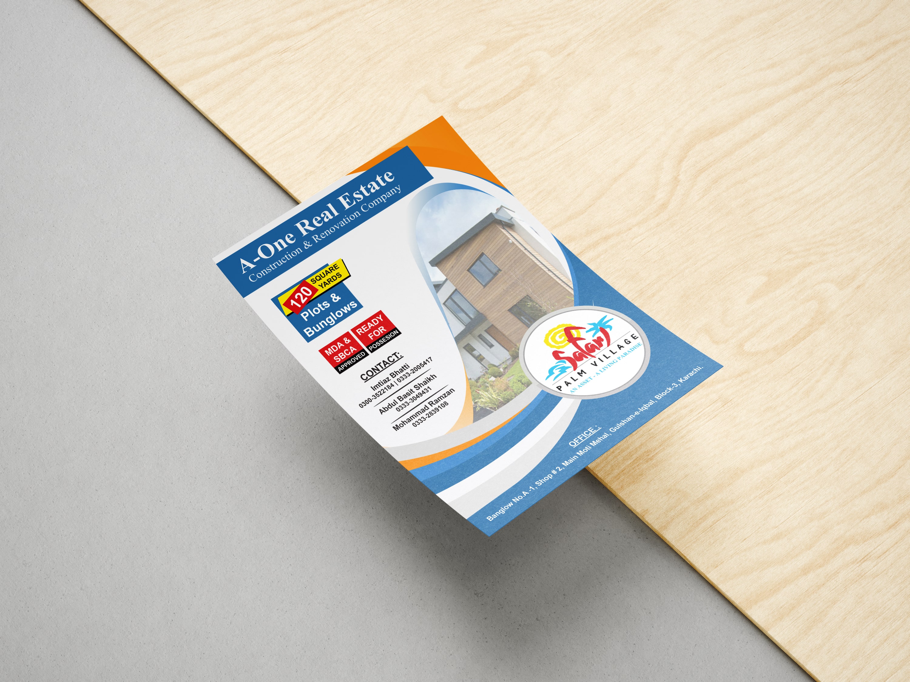 A5 flyer brochure design Sweden 2026