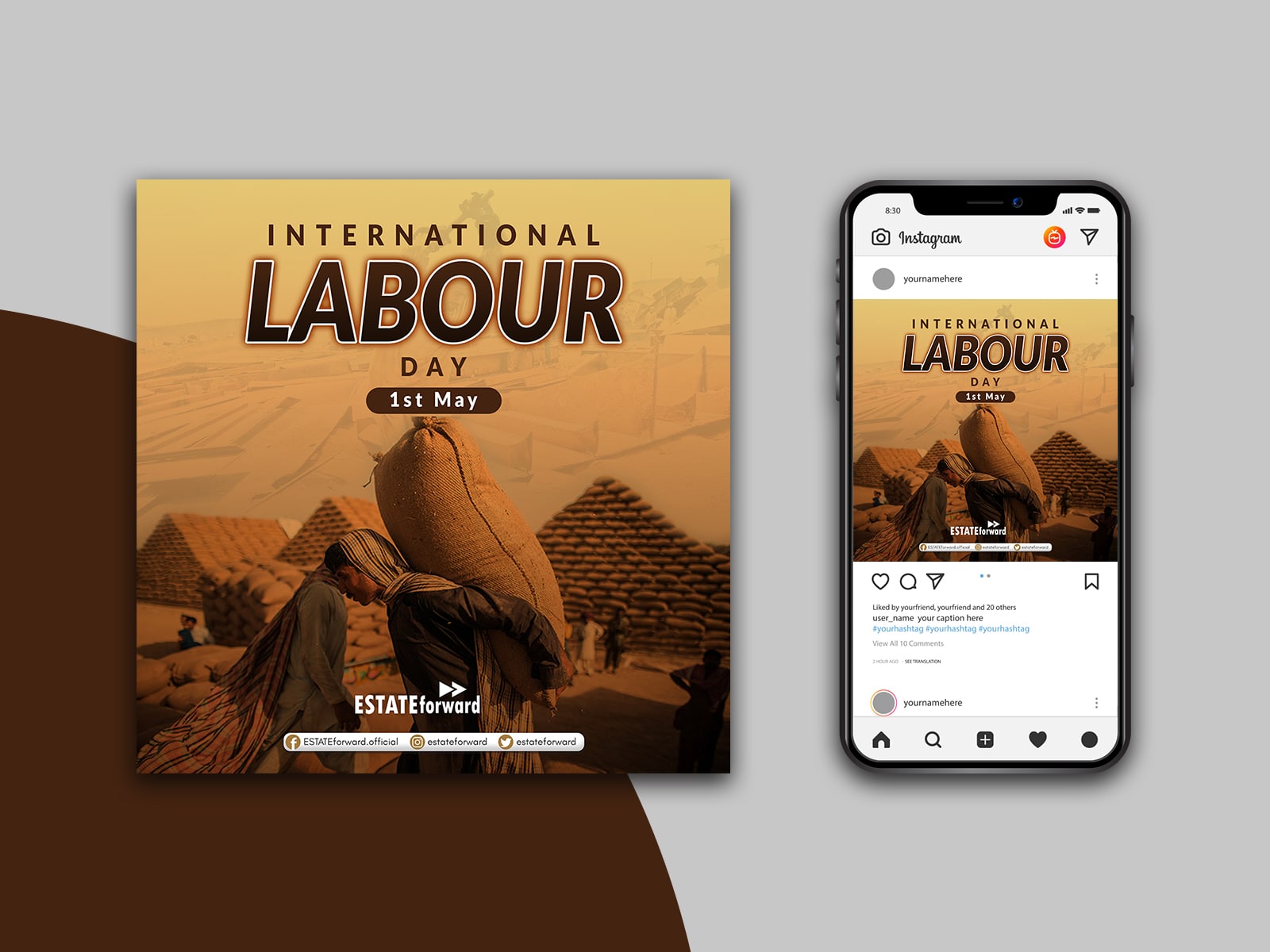 Social Media Branding Post Design Sweden