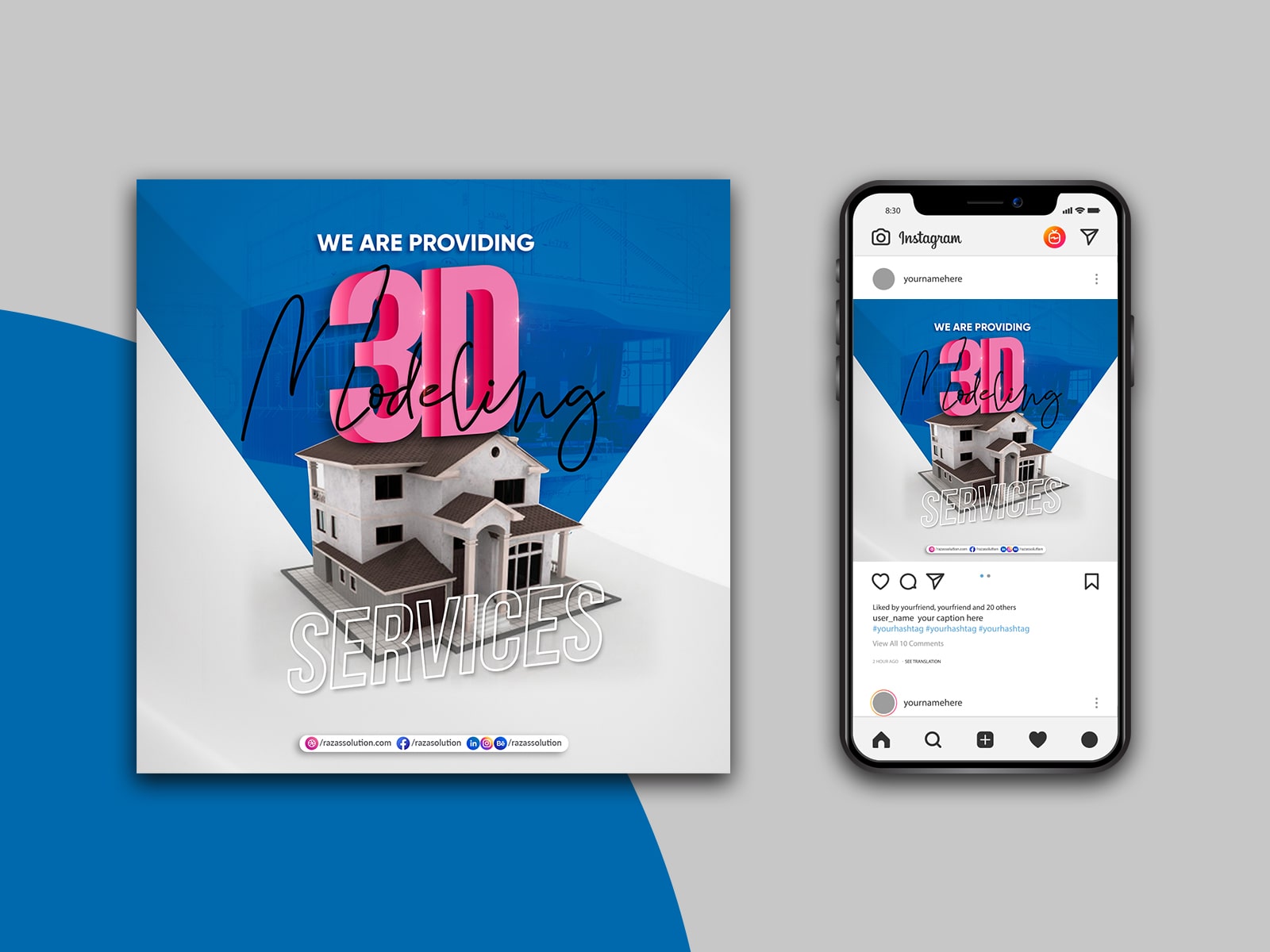 Social Media Promotional Poster Design Sweden