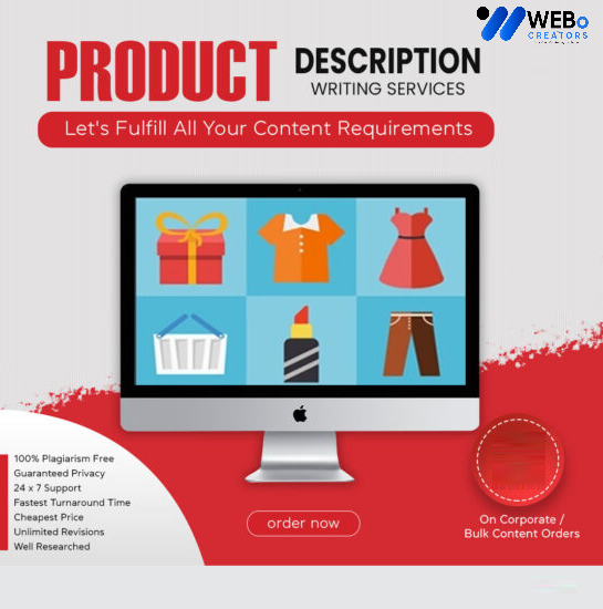 Product Description Writing Services | Best Digital Marketing Agency | Web Design in Sweden for online stores