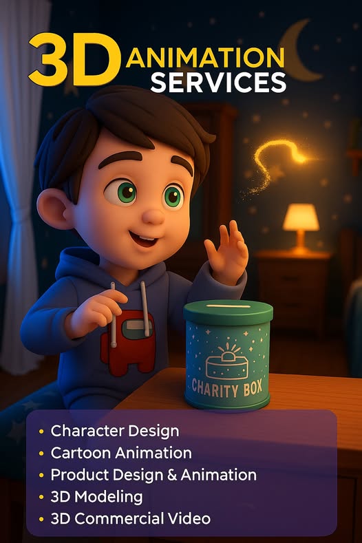 Motion Graphics Services - 3D Animation Studio Agency in Sweden