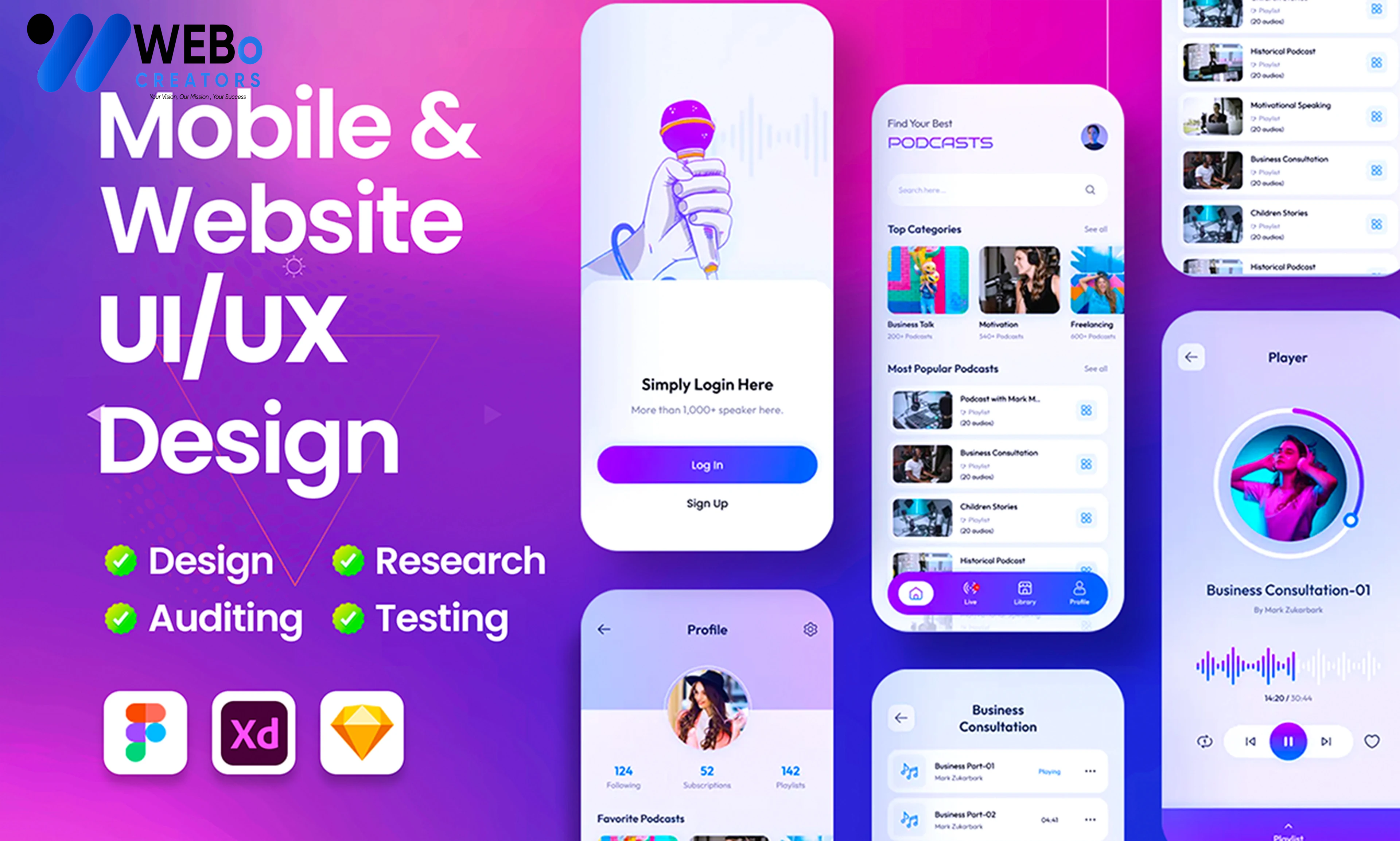 Flutter App UI/UX Design | Beautiful Flutter Interface Design in Sweden